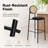 Euston Modern Bar Stool, Upholstered Fabric High Back Kitchen Island Counter Chair, Heavy Duty Steel Frame Pub Seating with Footrest-730778756-691171787