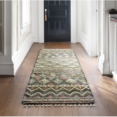 Tapis brun tissé à la main Bentonville