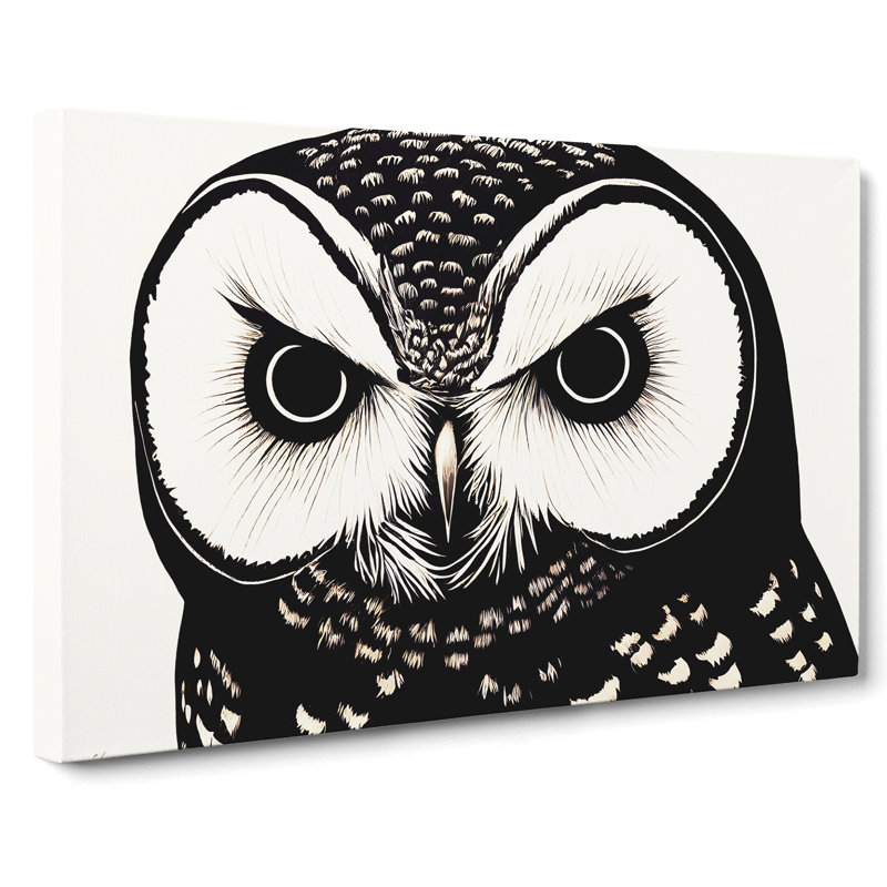 Desirable Owl - Wrapped Canvas Print, 40cm H x 60cm W x 3cm D