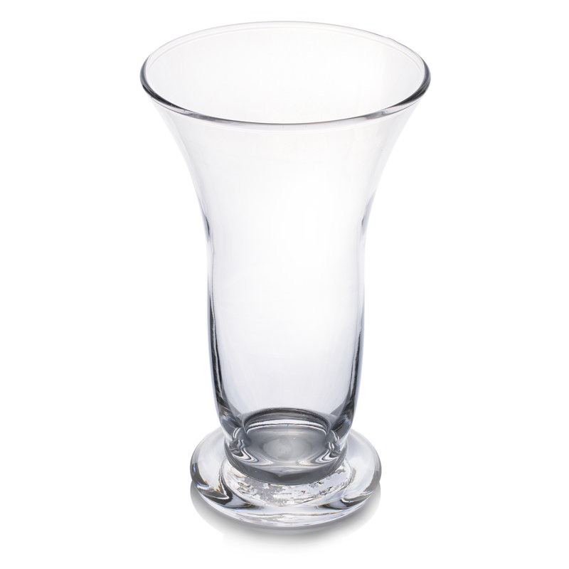 Vase en verre transparent H 8,5 po x l 5,5 po