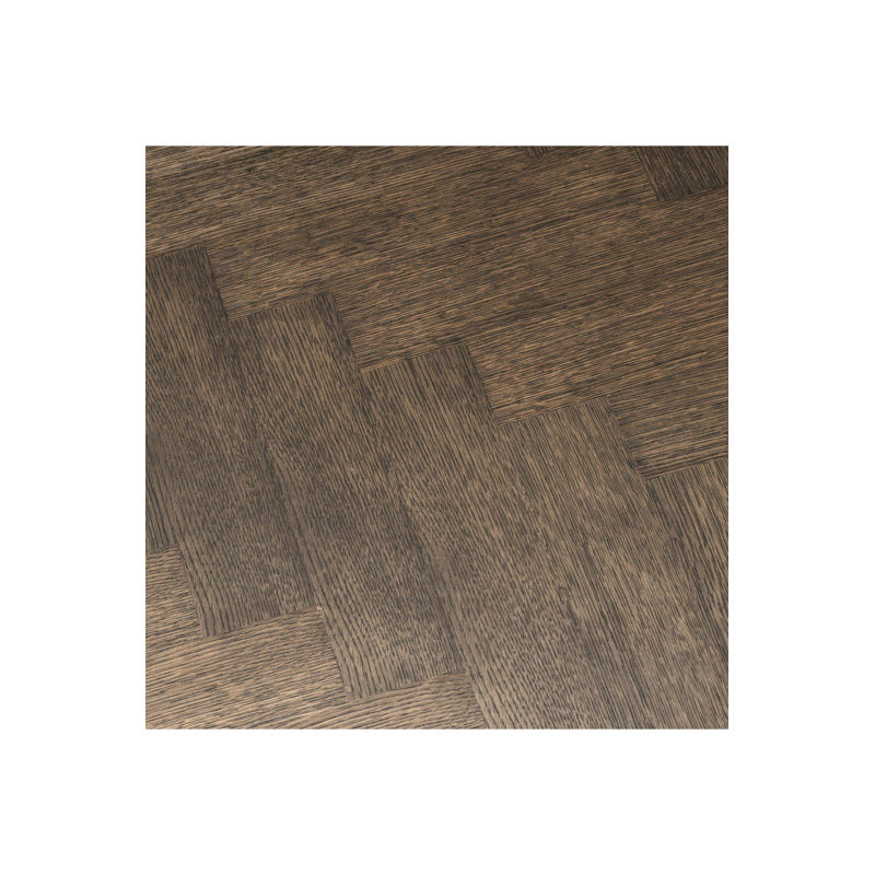 Borghese Solid Oak Dining Table, 39.3701" W x 90.5512" L, Brown Oak/Brushed Brass