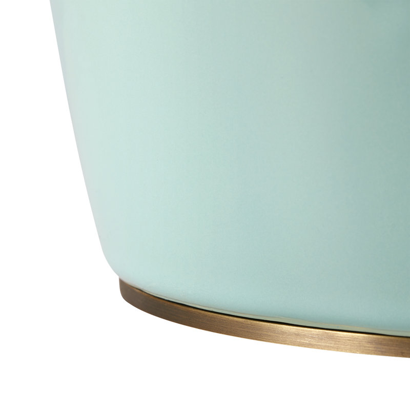 Aksel Lamp Without Shade, Pacific Teal