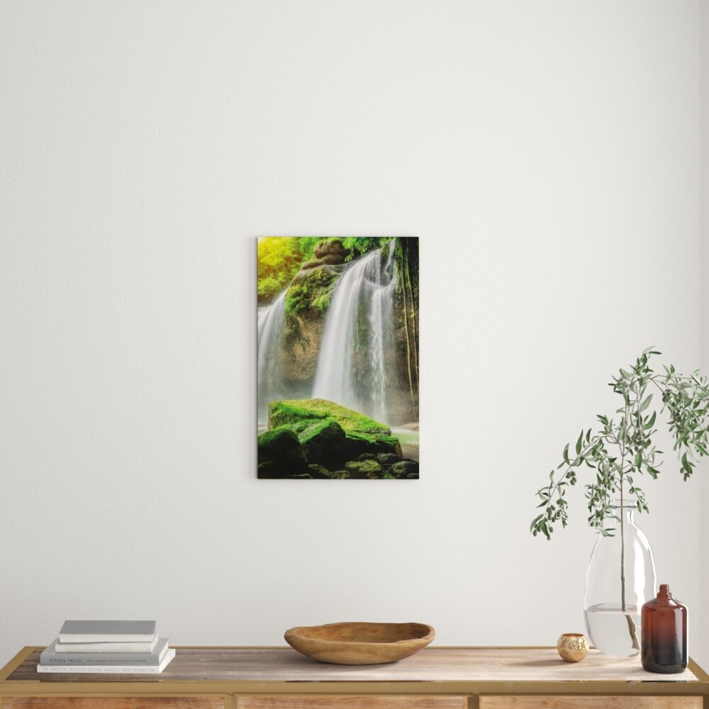 Leinwandbild Wasserfall, Fotodruck