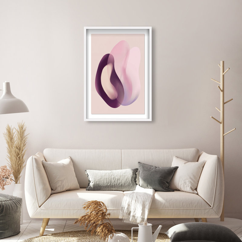Soft Love Print by Oliver Gal, 31.5"H x 21.5"W, White Shadowbox