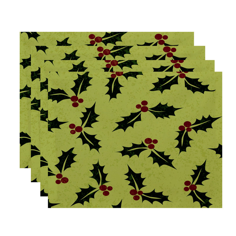 Napperon de 18 po Briese allover Holly, Vert clair