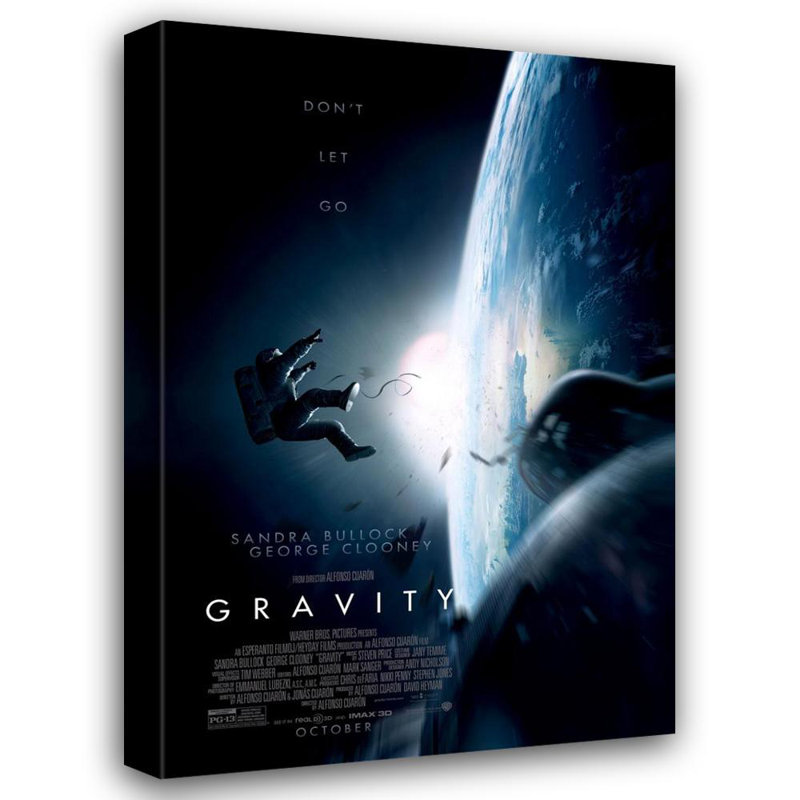 Gravité, H 18 po x l 12 po