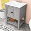  Meuble-lavabo simple 24 po avec comptoir en céramique Neval-1137469296