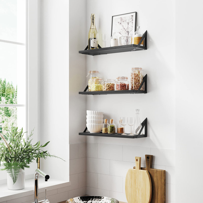 Rossbach Floating Shelf, Black
