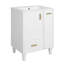 Meuble-lavabo de salle de bain avec lavabo / armoire de salle de bain avec tablette de porte / tiroir profond / meuble-lavabo de salle de bain-113435736