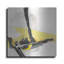 Art mural en métal Wrought Studio «Creamy Yellow IV» par Chris Paschke-1065049133