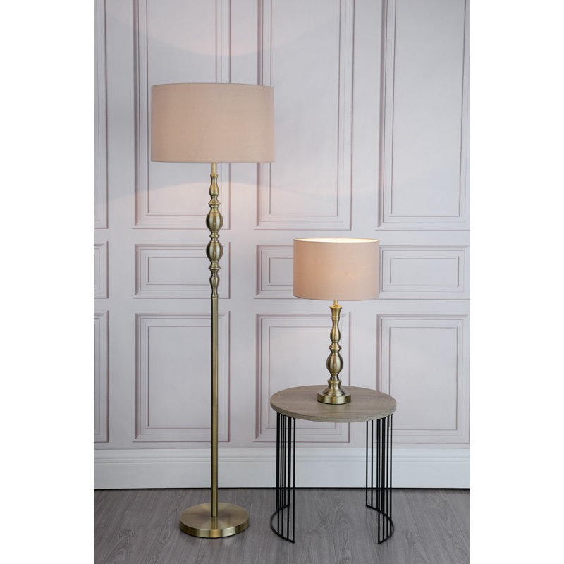 Madrid Metal Lamp, Antique Brass