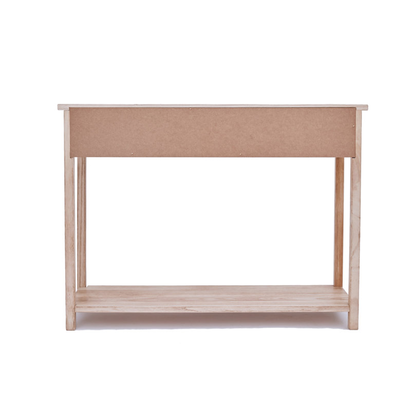 Caspian 100cm Console Table, Light Wood