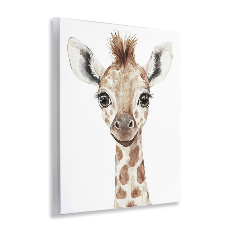 «Baby Giraffe Big Smile», plaque murale par Ramona Murdock