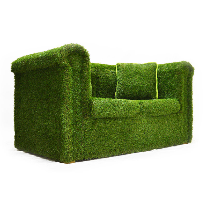Jamar 150 cm W Oak Solid Wood Loveseat