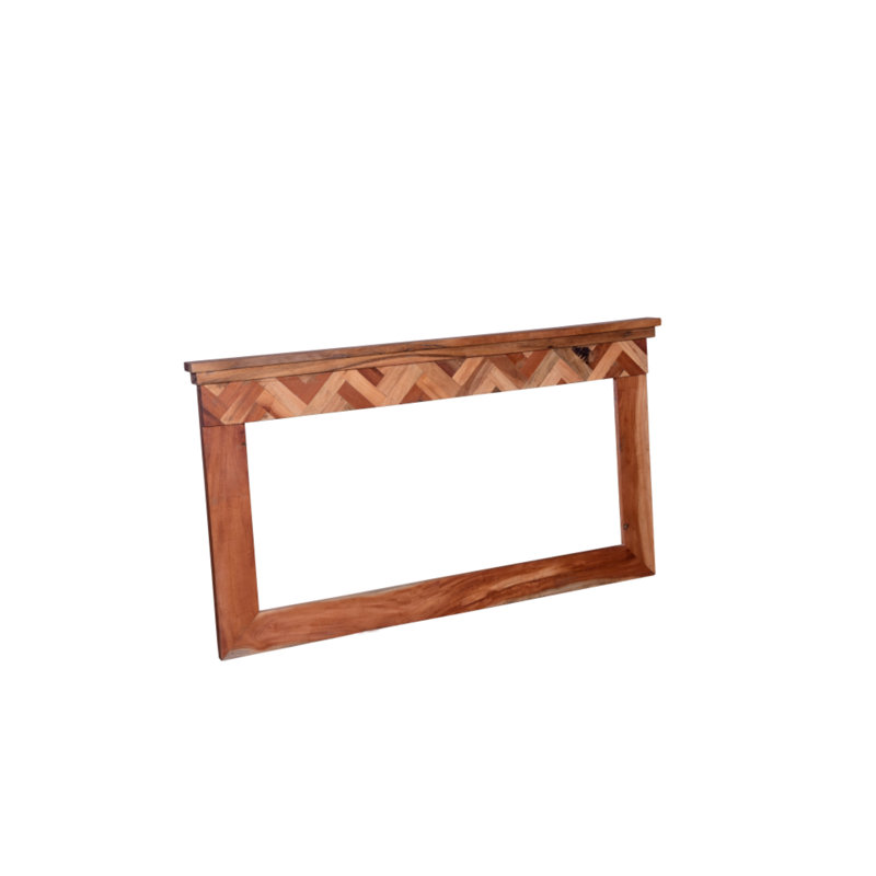 Miroir en bois récupéré Miranda, 54 x 30