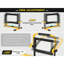 21000lumen Led Work Lights With Stand - 3 Head Portable Work Light With 16ft Cord