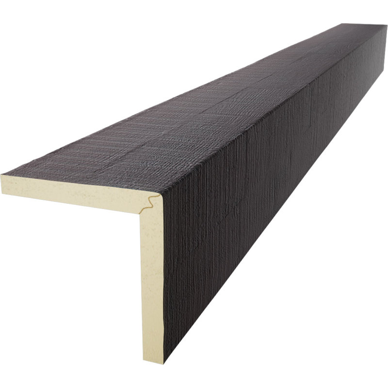 Sangle à poutre lisse, à utiliser avec poutre en bois Heritage, Sangria, 6"H x 8"W, 10'L