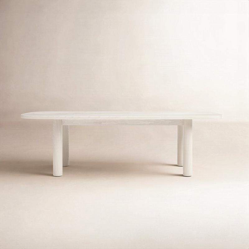 Good Times Oval Solid Wood Dining Table, Walnut, 38" W x 82" L