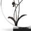 Black Orchid 22" Moon Gate Sculpture