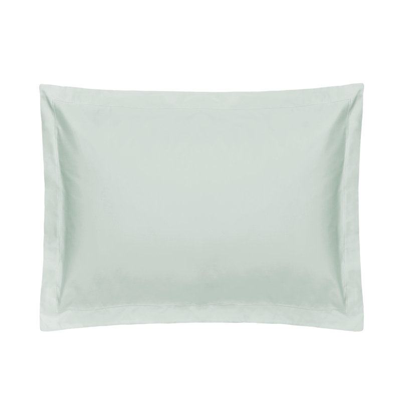 Plain Dye 400 TC Egyptian-Quality Cotton Oxford Pillowcase, Thyme, 76cm H x 51cm W