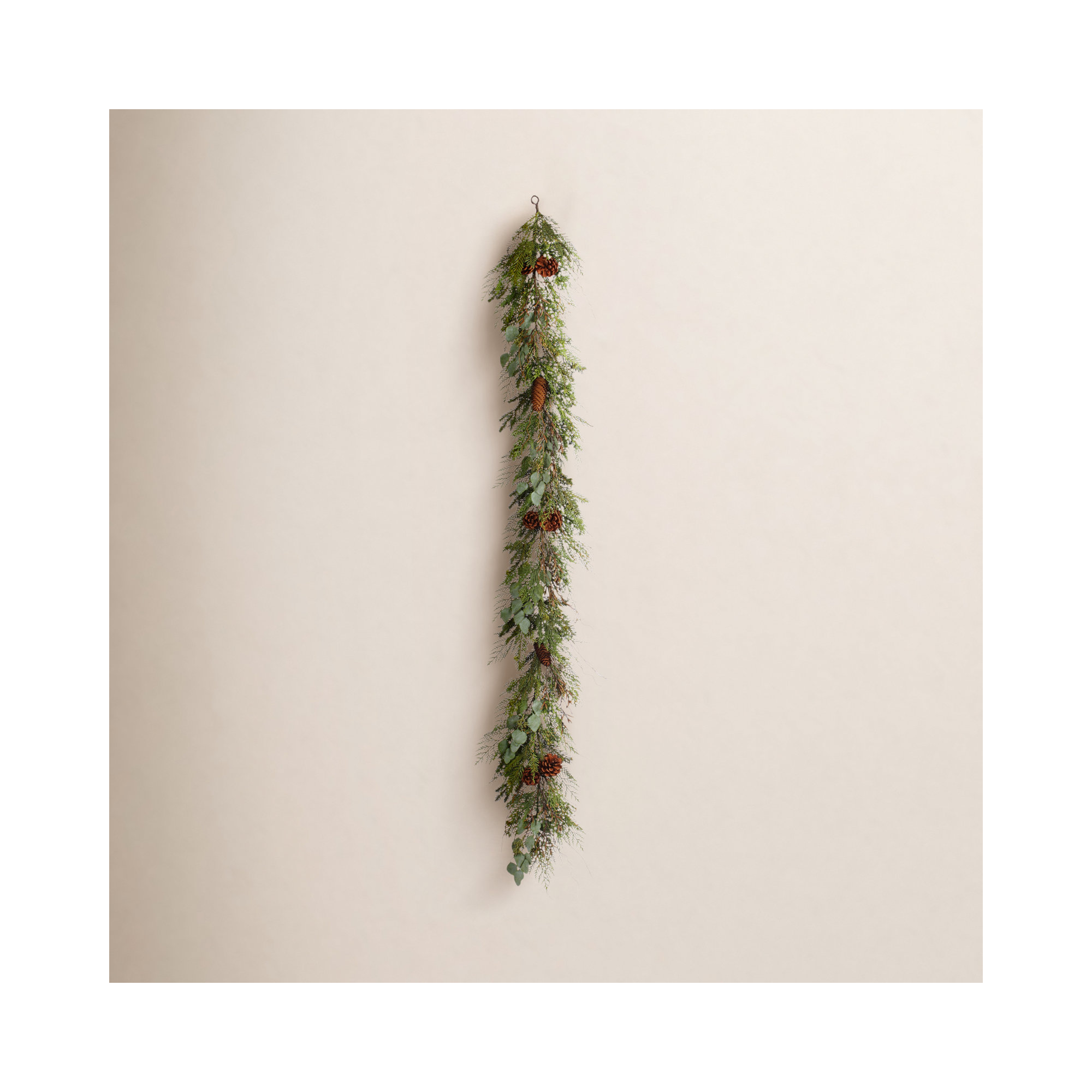 Adame 72'' in. Faux Pinecone Garland
