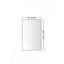 Miroir de salle de bain noir brillant pour miroir mural rectangulaire de salle de bain-1288043733