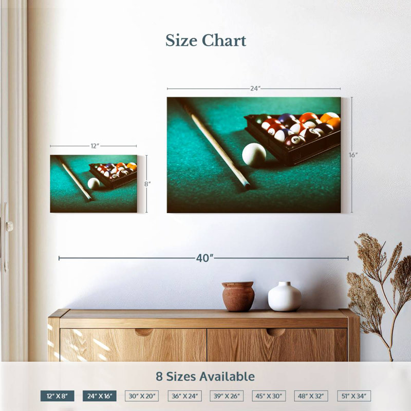 Senne Billiard Things, H 16 po x l 24 po