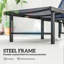 Outsunny Sun Lounger for Garden Set of 2 Texteline Seat-124120863