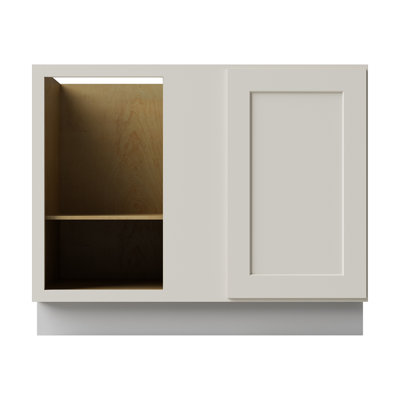 Armoire d'angle à base basse