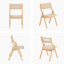 Chaises pliantes élégantes et modernes en bois-869406674