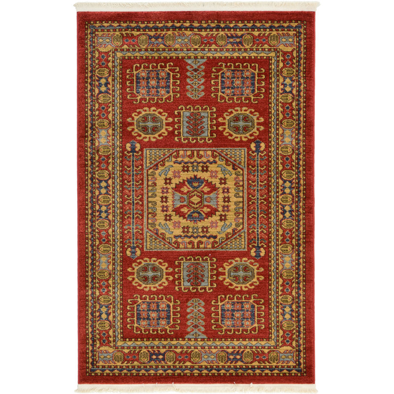 Tapis rouge, Rectangle 3 pi 1 po x 5 pi 3 po