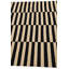 Tapis noir et blanc Petrella