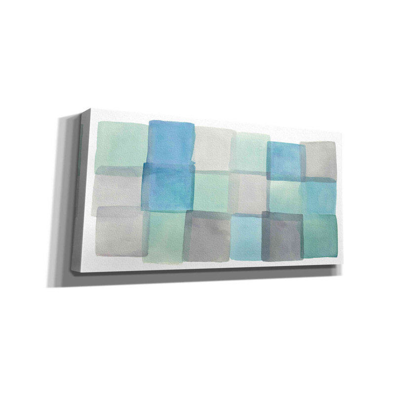 «Overlap III» par Mike Schick, estampe numérique sur toile, H 12 po x l 24 po x P 0,75 po