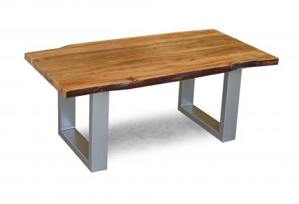 Anderson Mill Sled Coffee Table, Nickel