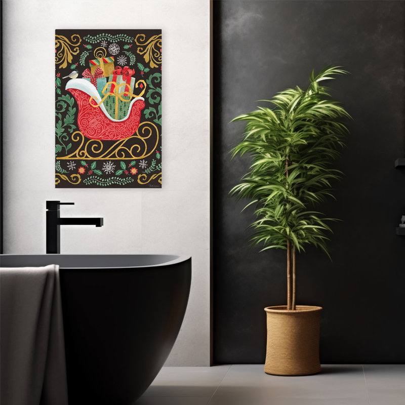 Decorative Holiday III - Black Christmas, H 24 po x l 16 po