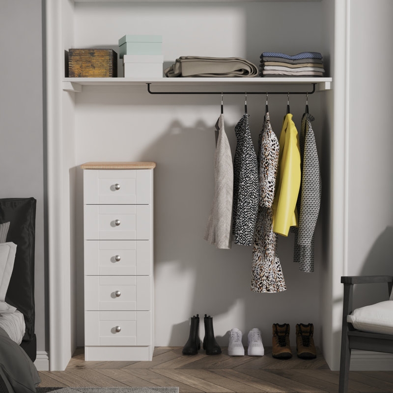 Ondrasek 40cm W Manufactured Wood Bedside Table, White