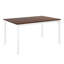Ensemble de table de cuisine en bois 6 pièces, ensemble de table de salle à manger rustique rustique avec 4 chaises à dossier croisé et banc (ensemble de salle à manger)