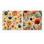 Winchelsea - Ensemble de 2 verres muraux abstraits en acrylique Mid-Century-103932586