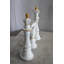 Ensemble de pièces d'échecs décoratives Figurines en résine or blanc 4 po x 13 po x H 14 po
