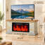 Meuble télé 42 po avec télécommande et 3 réglages de flamme réglables