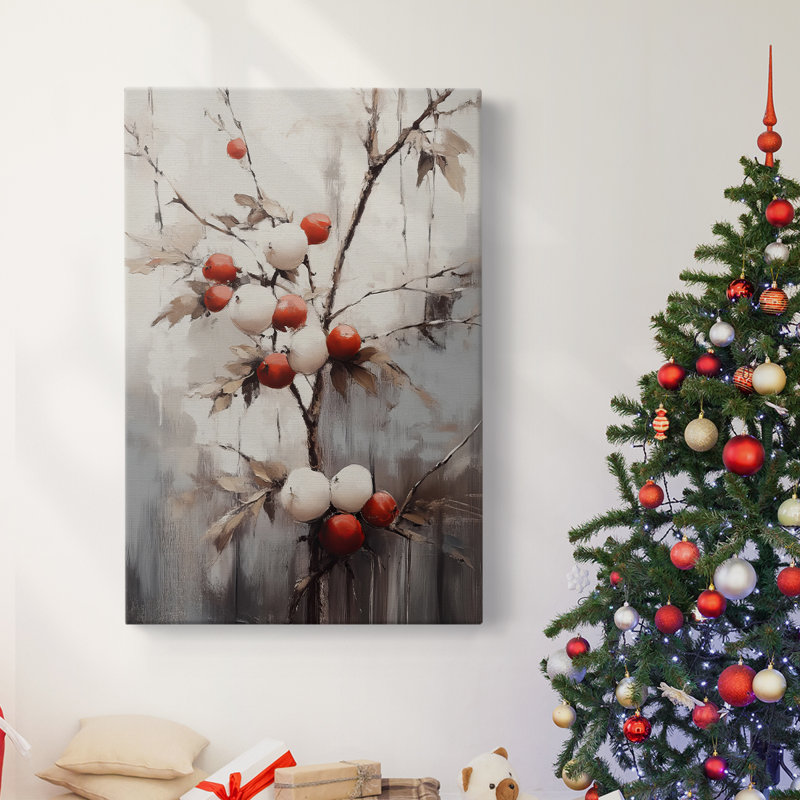 Art des Fêtes de Noël - Toile tendue avec châssis - Série 2-Cxxxiv, H 48 po x l 32 po