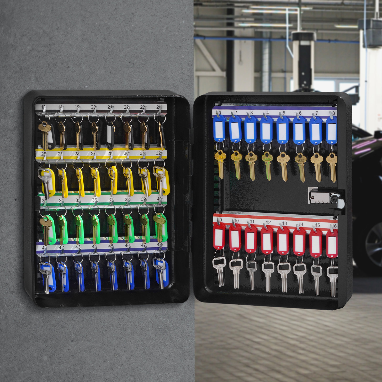 VEVOR 48 Colourful Key with Key Lock Wayfair Canada