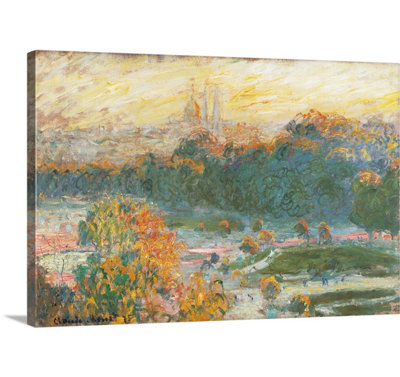 «Tuileries, 1875. Musee D'Orsay, Paris, France» par Claude Monet, reproduction d'art