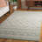 Micro-Loop Hand Tufted Wool & Cotton Geometric Rug-1727441183