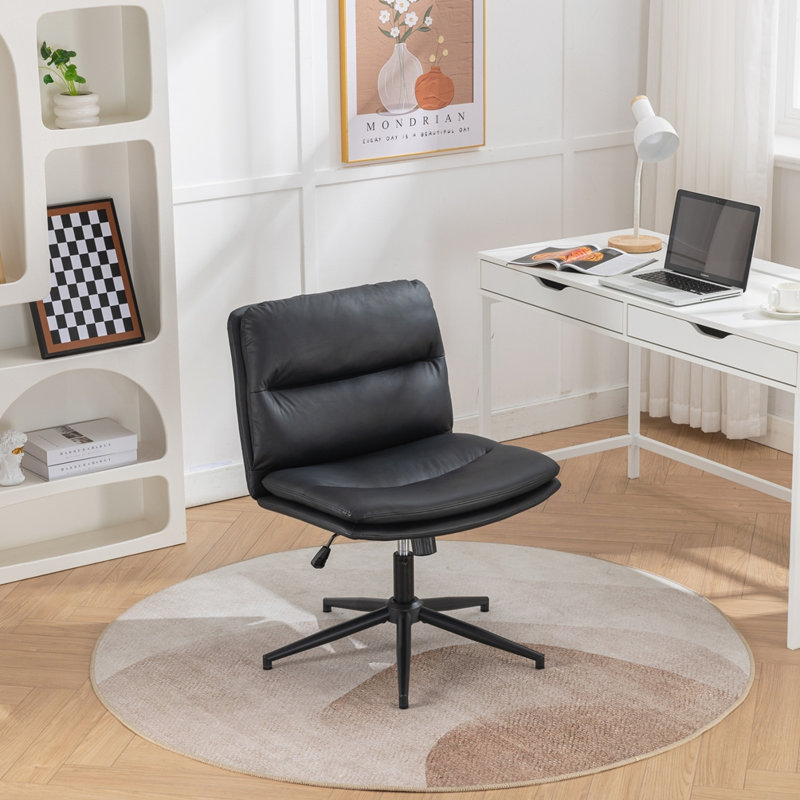 Adjustable Swivel Office Chair, Black