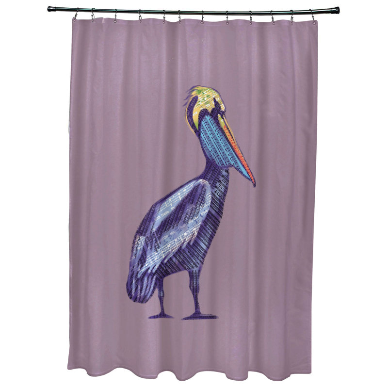 Rideau de douche simple Cavendish, Violet
