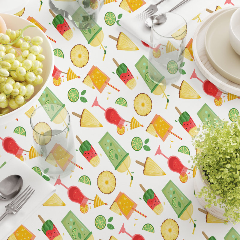 Rectangular Cotton Twill Tablecloth