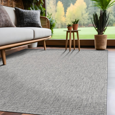Tapis d'intérieur gris Nadene