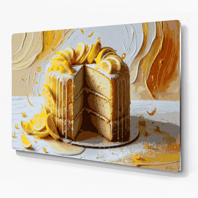 Art mural en métal beige, Desserts