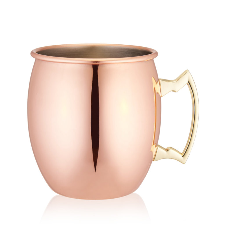 Tasse Moscow Mule 16 oz avec poignée en alliage de zinc Moscow Mule